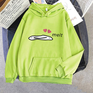 Cute Anime Melting Heart Hoodie-Kawaii Dream