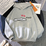 Cute Anime Melting Heart Hoodie-Kawaii Dream
