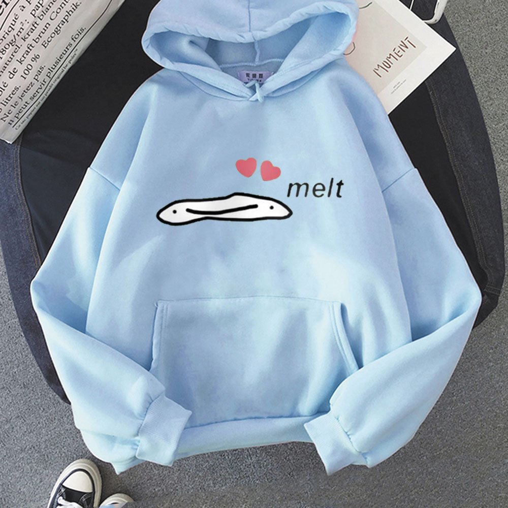 Cute Anime Melting Heart Hoodie-Kawaii Dream