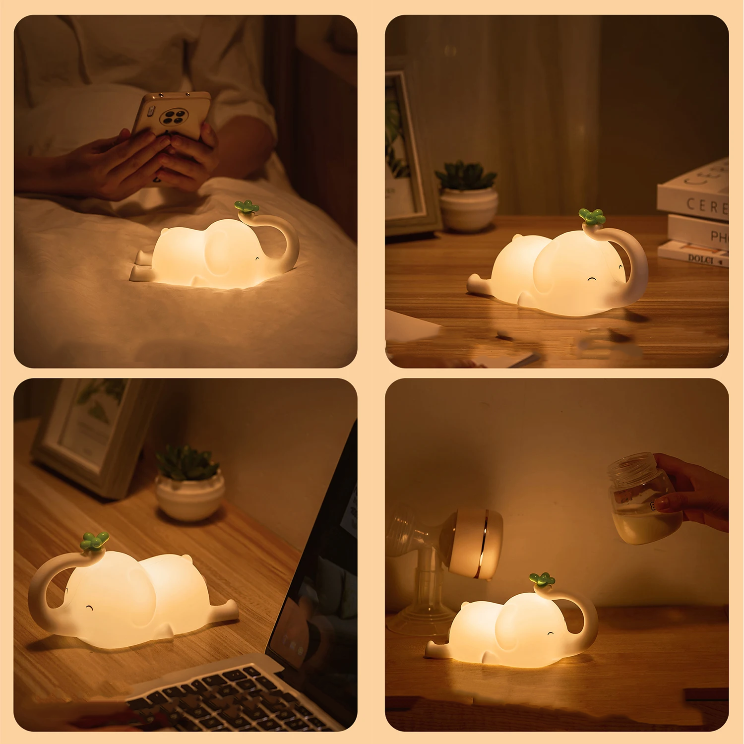 Cute Baby Elephant LED Night Light-Kawaii Dream