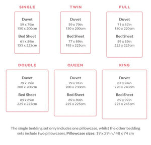 Cute Cat Print Bedding Set-Kawaii Dream