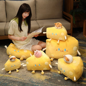 Cute Cheese Block Plushie-Kawaii Dream