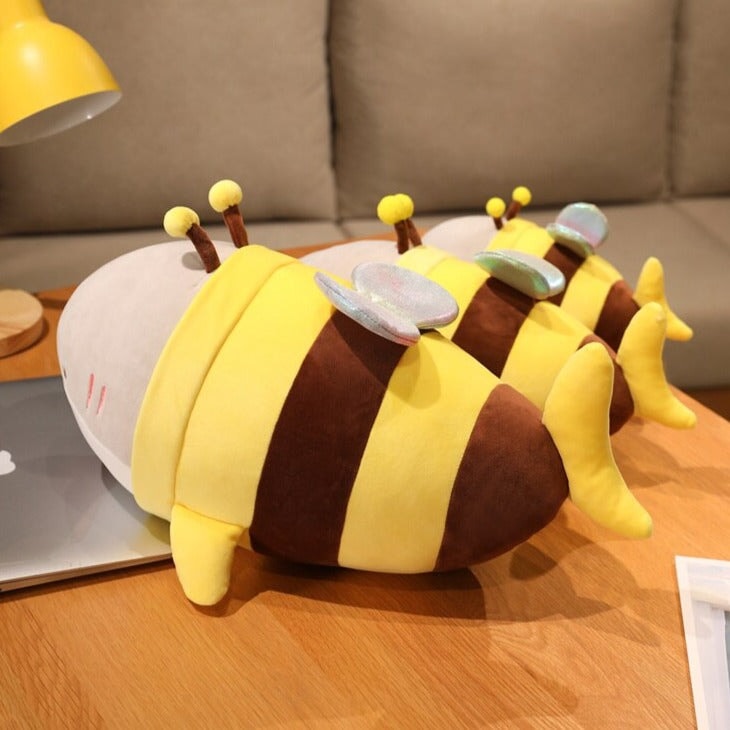 Cute Chonky Half Shark Half Bee Plushie-Kawaii Dream