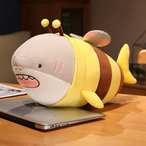 Cute Chonky Half Shark Half Bee Plushie-Kawaii Dream