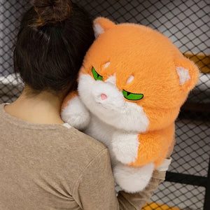 Cute Chubby Gray Ginger Cat Plushies-Kawaii Dream