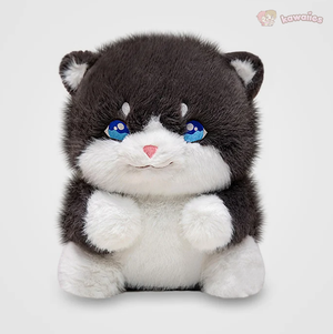 Cute Chubby Gray Ginger Cat Plushies-Kawaii Dream