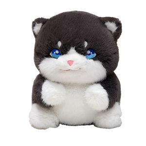 Cute Chubby Gray Ginger Cat Plushies-Kawaii Dream