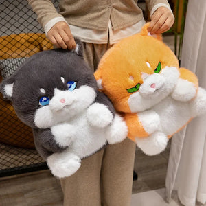Cute Chubby Gray Ginger Cat Plushies-Kawaii Dream