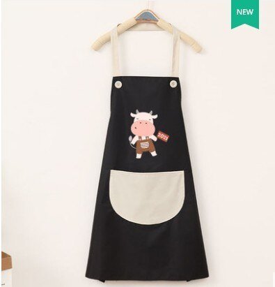 Cute Cow Print Waterproof Apron V2-Kawaii Dream