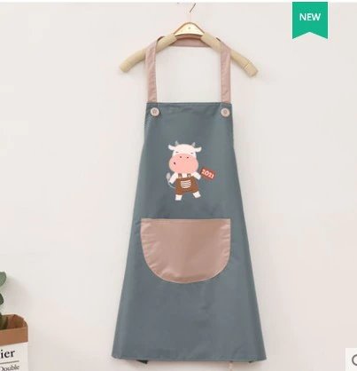 Cute Cow Print Waterproof Apron V2-Kawaii Dream
