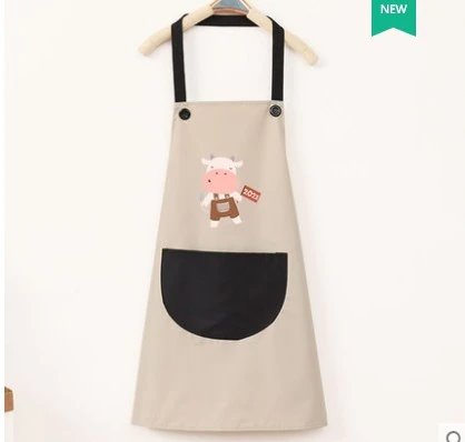 Cute Cow Print Waterproof Apron V2-Kawaii Dream