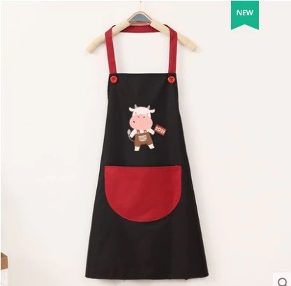 Cute Cow Print Waterproof Apron V2-Kawaii Dream