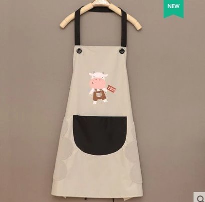 Cute Cow Print Waterproof Apron-Kawaii Dream