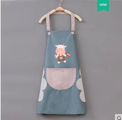 Cute Cow Print Waterproof Apron-Kawaii Dream