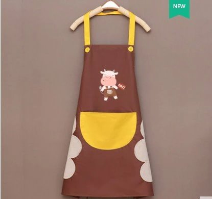 Cute Cow Print Waterproof Apron-Kawaii Dream