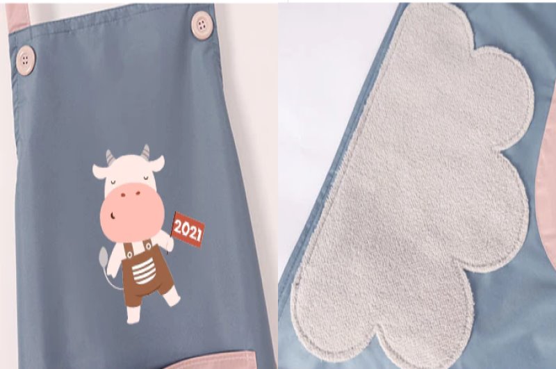 Cute Cow Print Waterproof Apron-Kawaii Dream