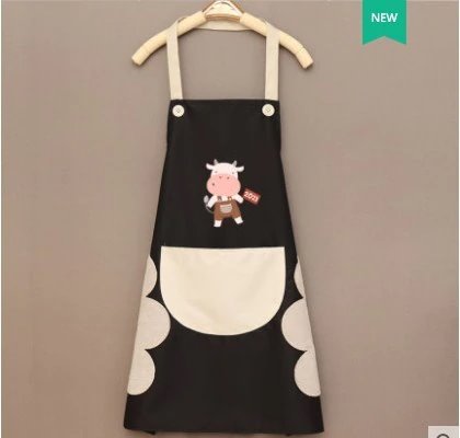 Cute Cow Print Waterproof Apron-Kawaii Dream