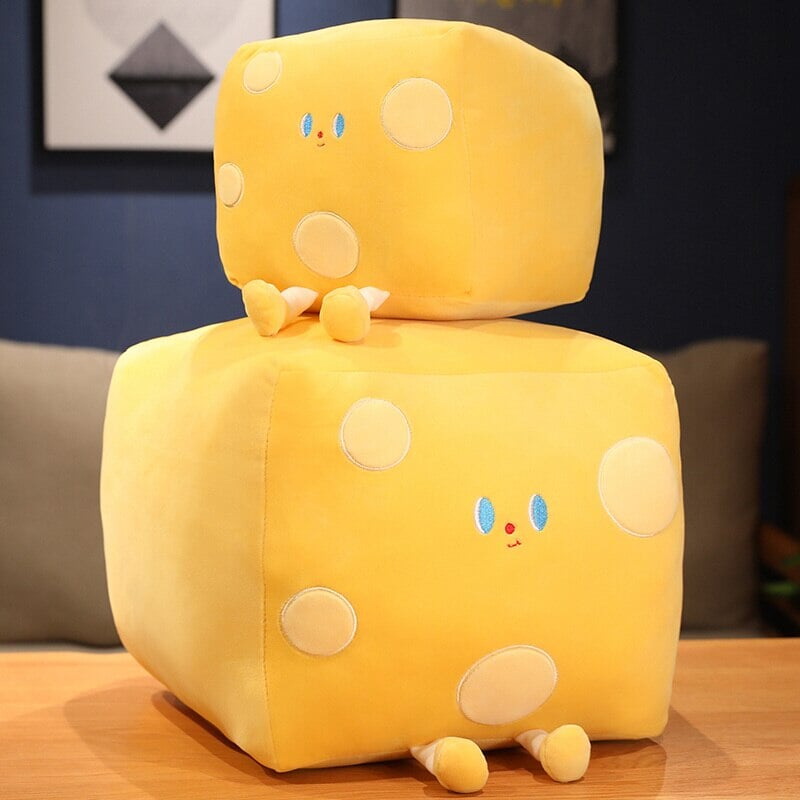 Cute Cube Cheese Block Plushie-Kawaii Dream