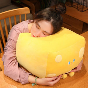 Cute Cube Cheese Block Plushie-Kawaii Dream