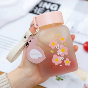 Cute Flowers Small Water Bottle-Kawaii Dream