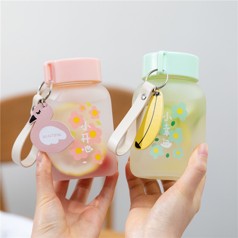 Cute Flowers Small Water Bottle-Kawaii Dream