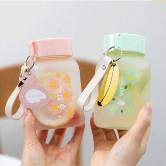 Cute Flowers Small Water Bottle-Kawaii Dream