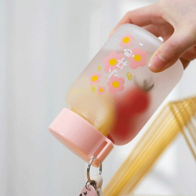 Cute Flowers Small Water Bottle-Kawaii Dream