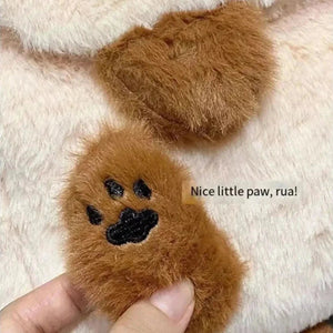 Cute Fluffy Brown Burmese Cat Plush Bag-Kawaii Dream