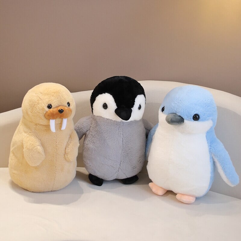 Cute Fluffy Penguin Walrus Plushies-Kawaii Dream