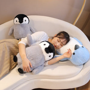 Cute Fluffy Penguin Walrus Plushies-Kawaii Dream
