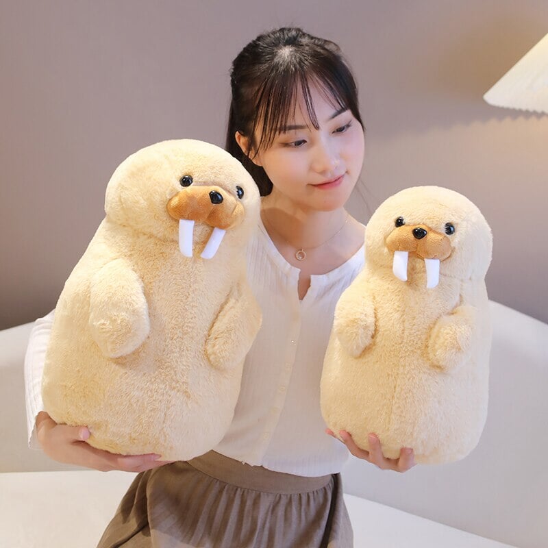 Cute Fluffy Penguin Walrus Plushies-Kawaii Dream