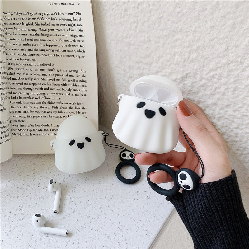 Cute Ghost Airpods Case (1&2)-Kawaii Dream