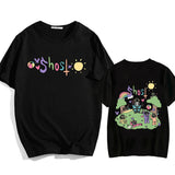 Cute Ghost Band Illustration Unisex Tee-Kawaii Dream