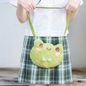 Cute Green Frog Shoulder Bag-Kawaii Dream