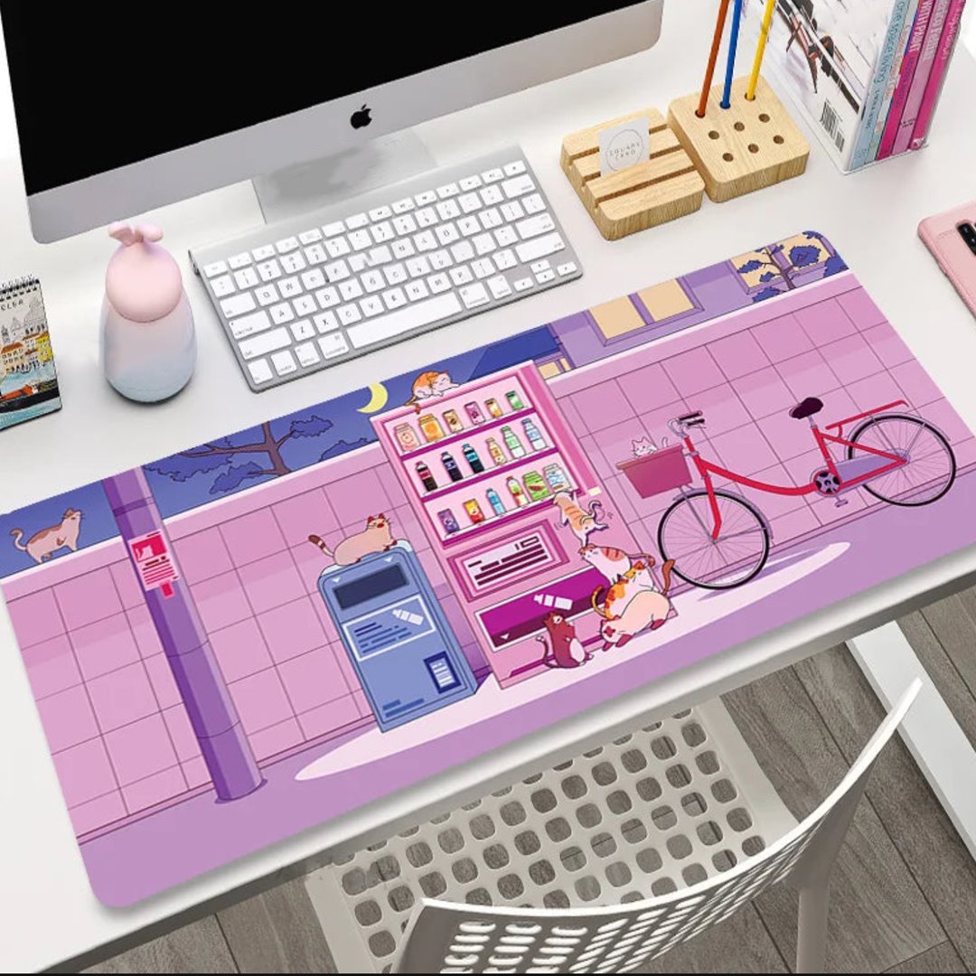 Cute Japanese-themed Cat Large Mouse Pad Collection 1-Kawaii Dream