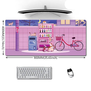 Cute Japanese-themed Cat Large Mouse Pad Collection 1-Kawaii Dream