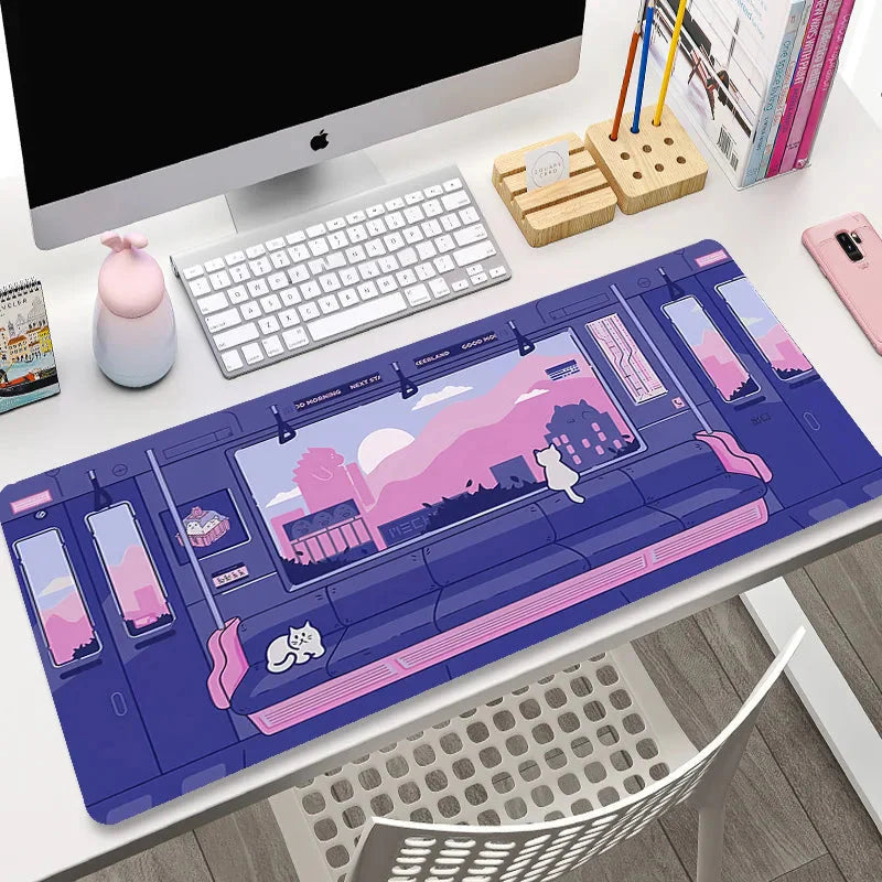 Cute Japanese-themed Cat Large Mouse Pad Collection 2-Kawaii Dream