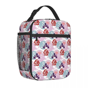 Cute Japanese-themed Kimono Kokeshi Doll Lunch Boxes-Kawaii Dream