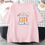 Cute Kawaii White Bear Popcorn Unisex Tee-Kawaii Dream