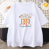 Cute Kawaii White Bear Popcorn Unisex Tee-Kawaii Dream