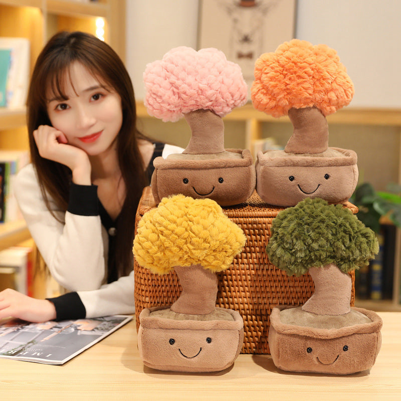 Cute Little Bonsai Tree Buddy Plushies-Kawaii Dream