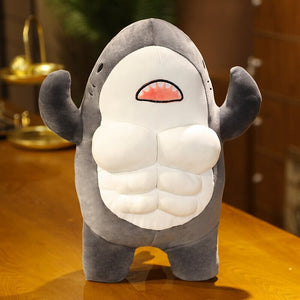 Cute Muscle Shark Plushies | NEW-Kawaii Dream