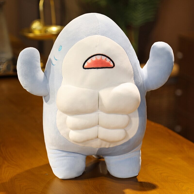 Cute Muscle Shark Plushies | NEW-Kawaii Dream