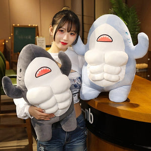 Cute Muscle Shark Plushies | NEW-Kawaii Dream