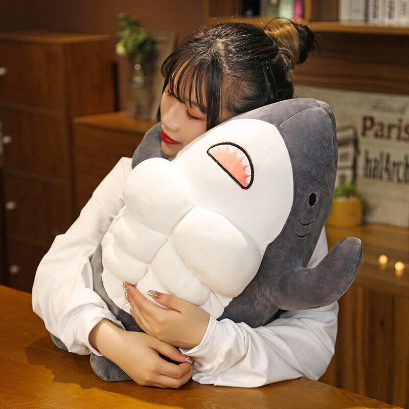 Cute Muscle Shark Plushies | NEW-Kawaii Dream