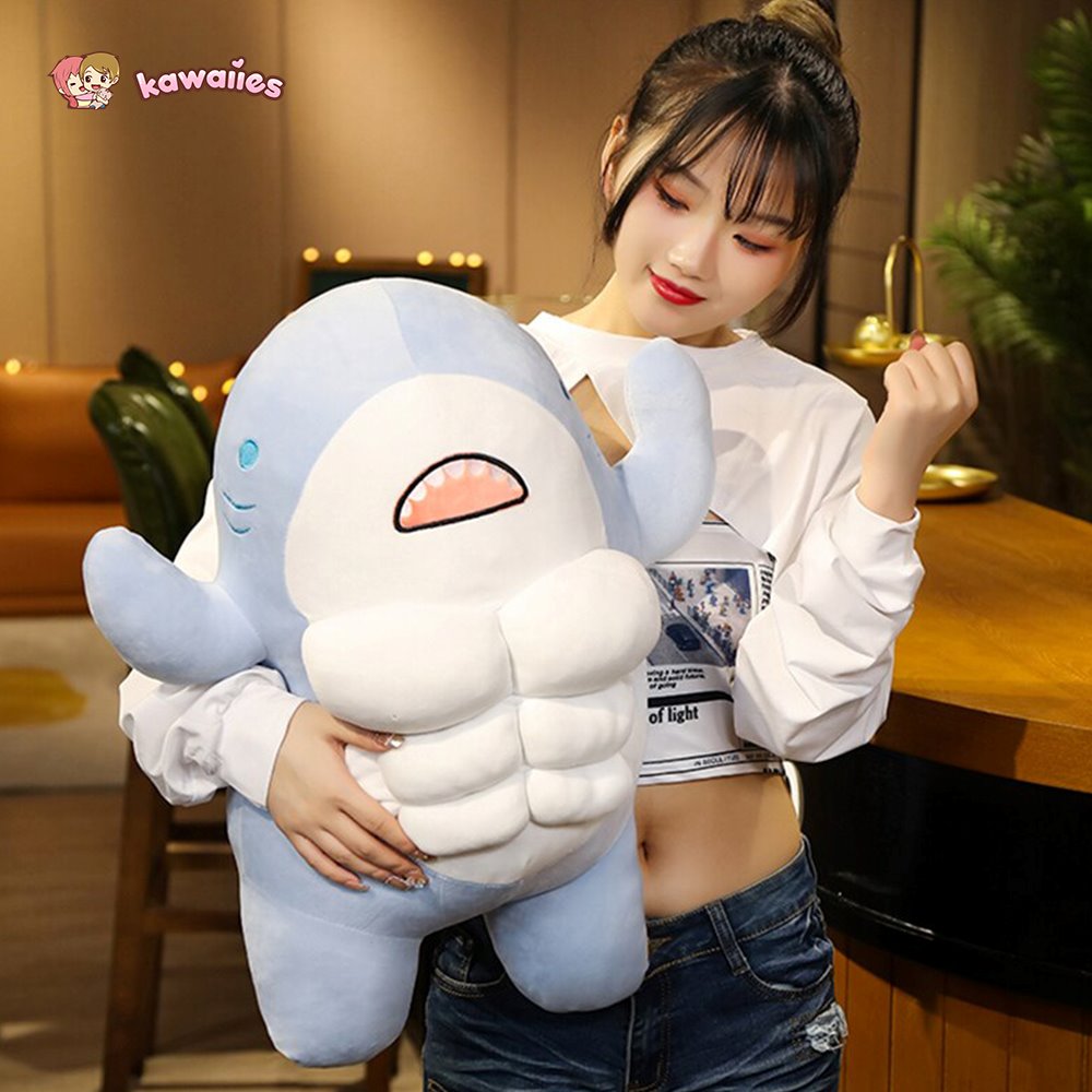 Cute Muscle Shark Plushies | NEW-Kawaii Dream
