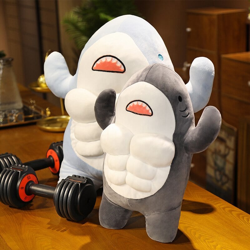 Cute Muscle Shark Plushies | NEW-Kawaii Dream