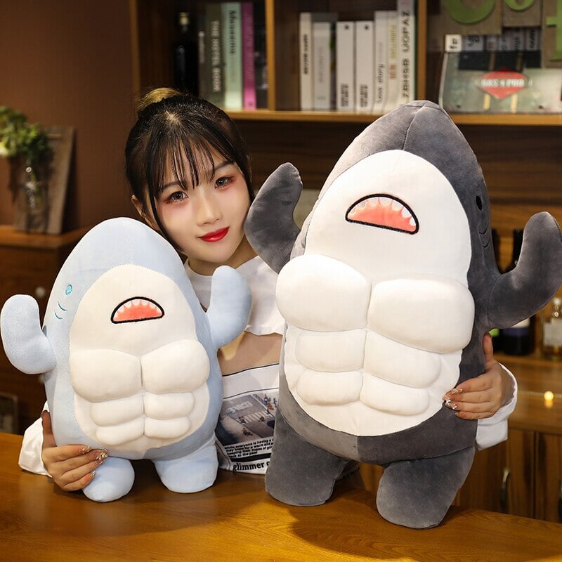 Cute Muscle Shark Plushies | NEW-Kawaii Dream