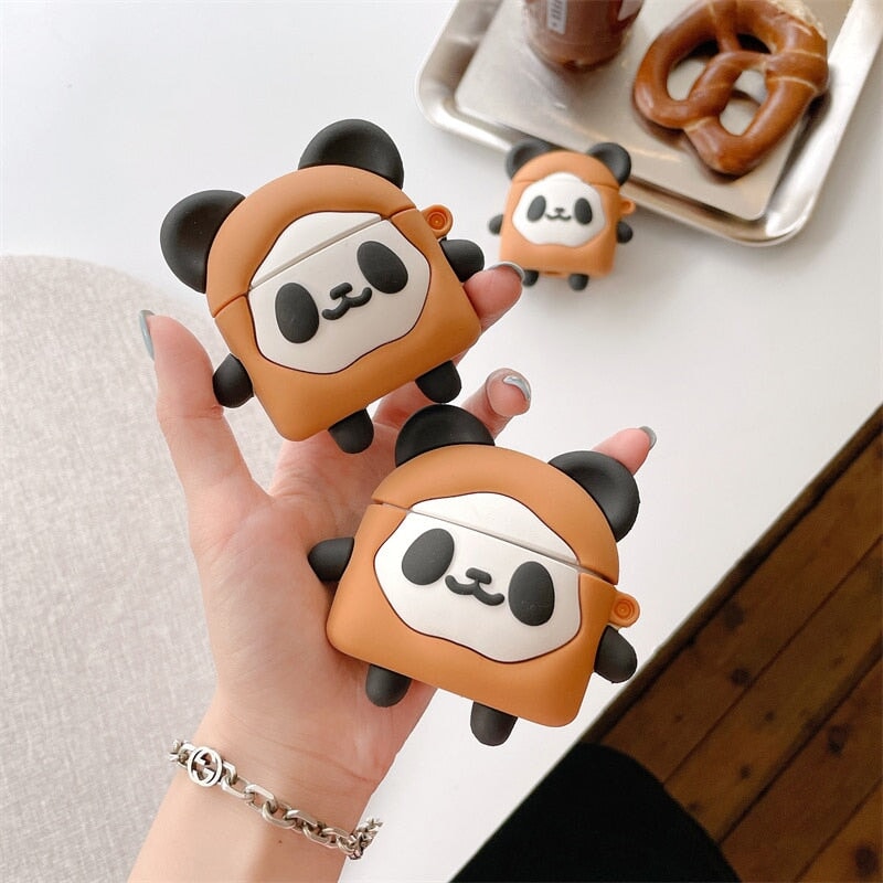 Cute Panda Biscuit Airpods Case (1&2&3&Pro)-Kawaii Dream