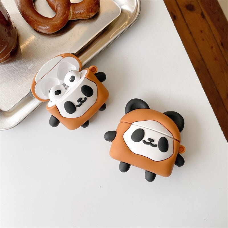 Cute Panda Biscuit Airpods Case (1&2&3&Pro)-Kawaii Dream